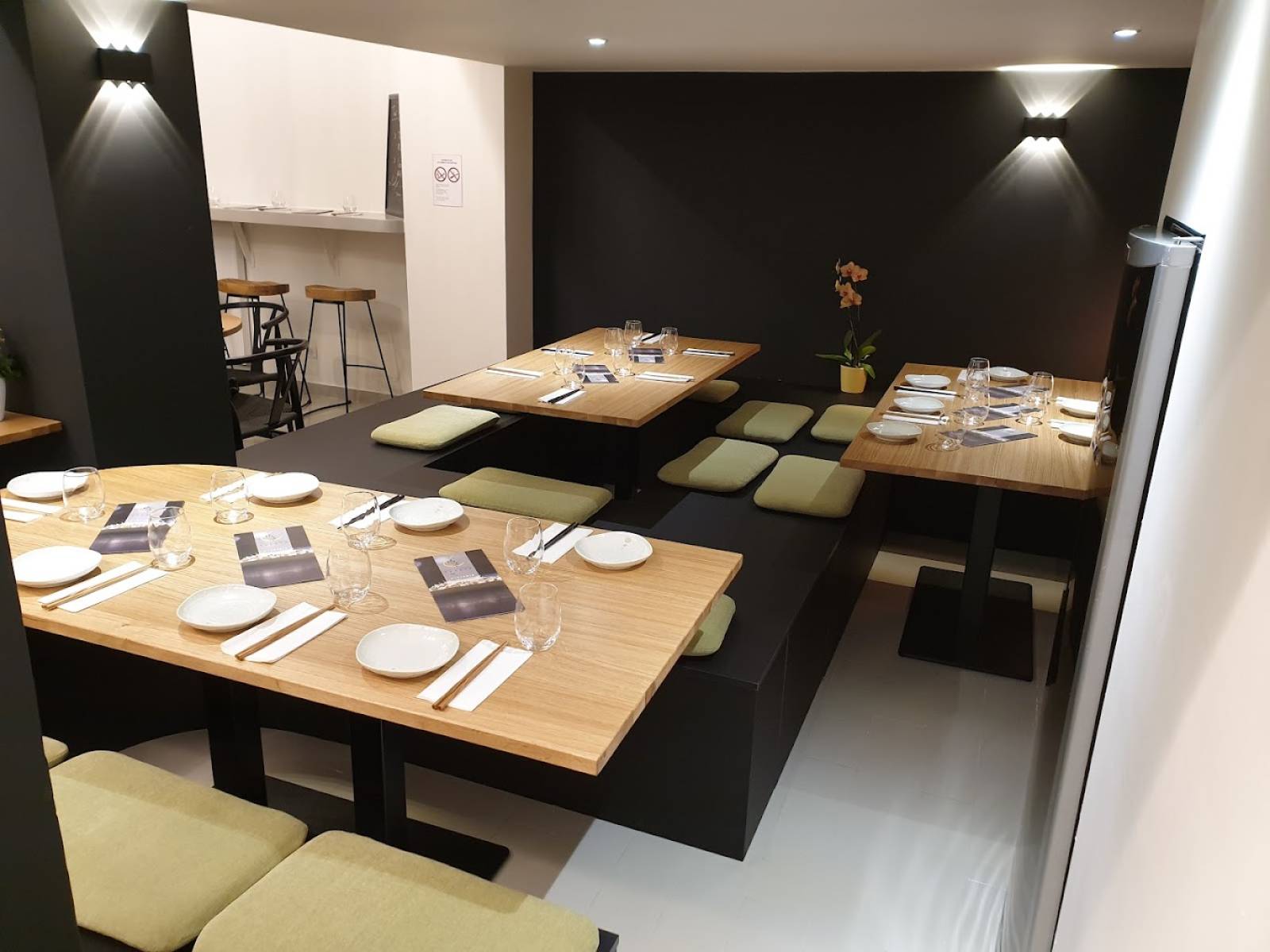 Salle de restaurant japonais