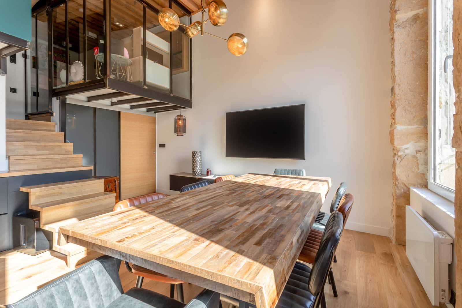 Rénovation complète et aménagement d'un appartement ancien avec mezzanine, Rue de Nuit LYON 4ème